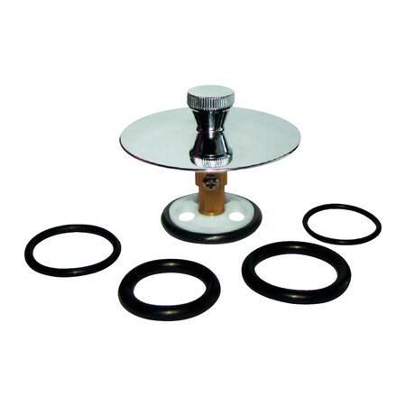 B & K Keeney 2 in. Polished Chrome Metal/Plastic Tub Drain Stopper K826-36PC